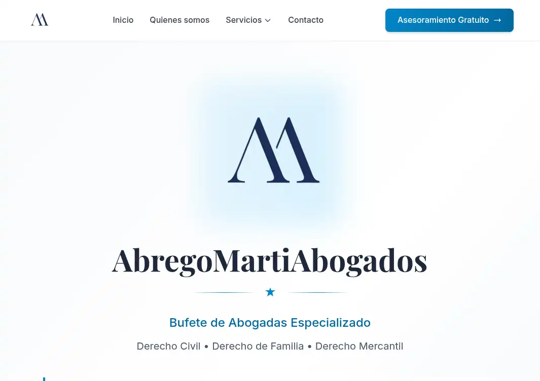 Sitio Web Bufete Abrego