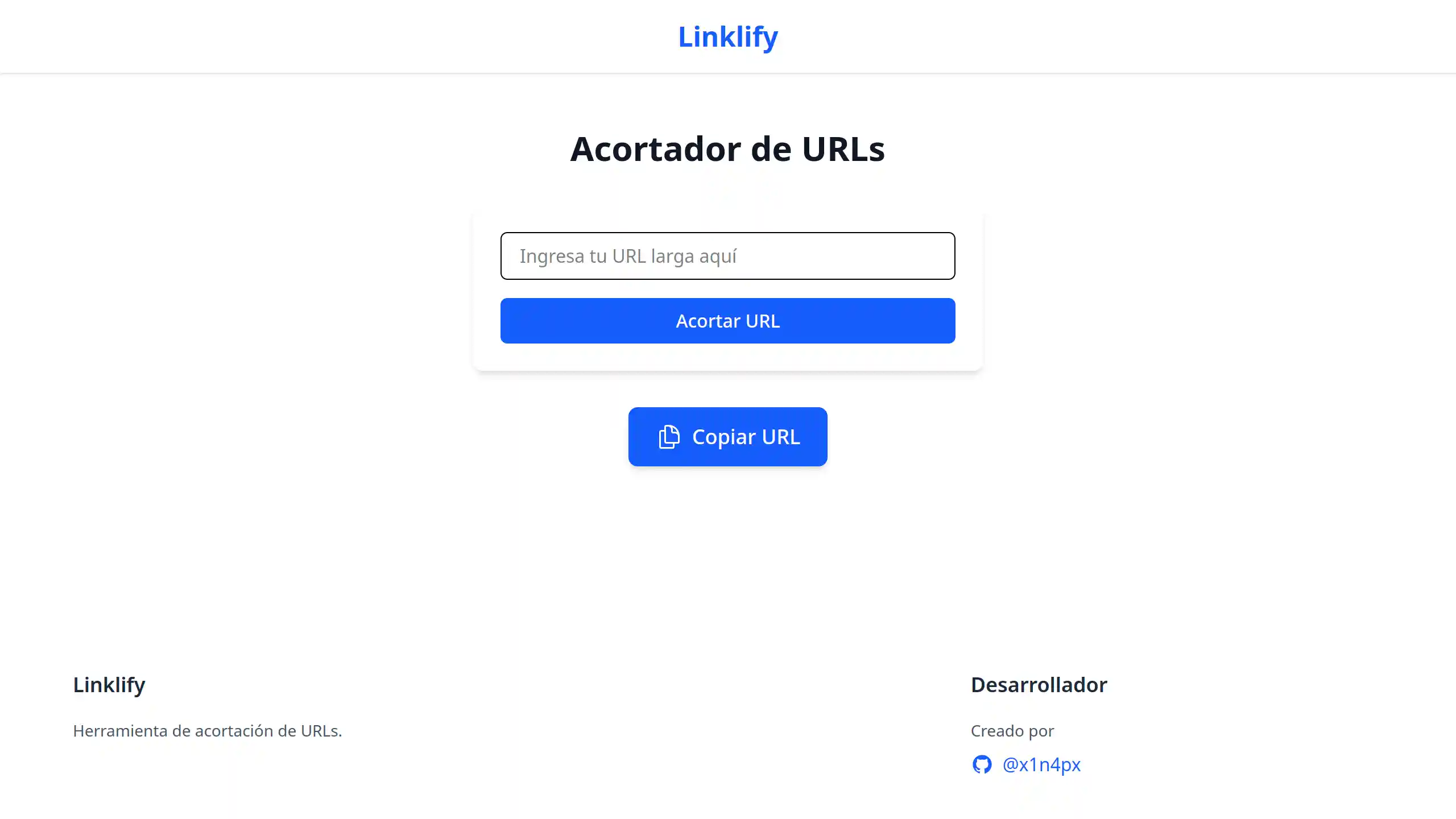 Linklify - URL Shortener