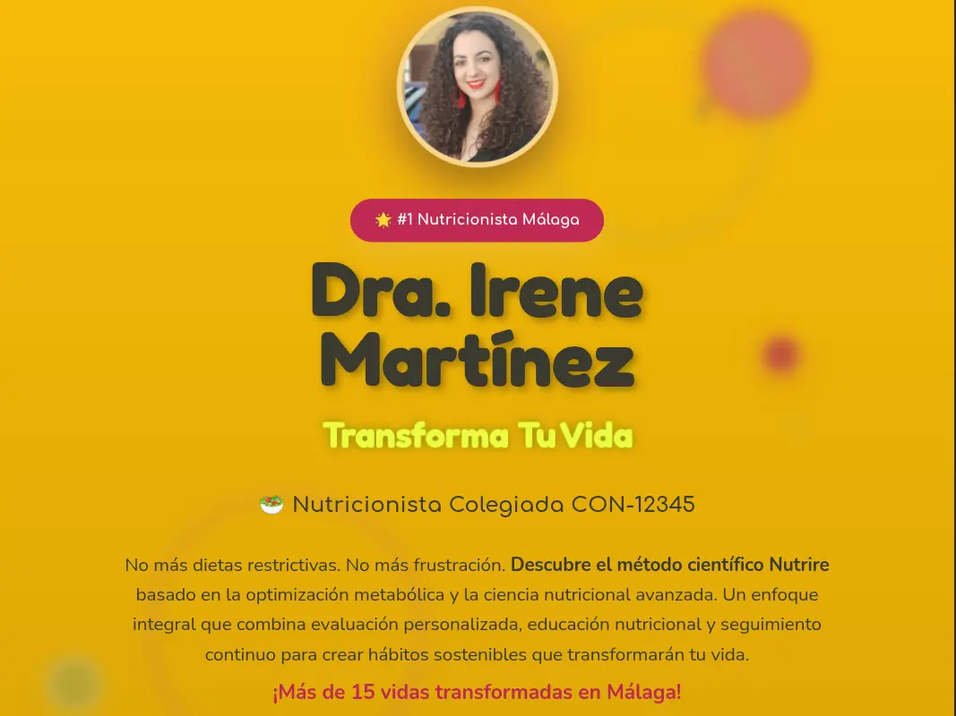 Web Profesional Nutricionista